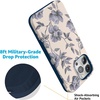 image:imageCasely iPhone 15 Pro Max Case  Ink amp Iris  Vintage Floral  Bold Protective Design  Compatible with MagSafe