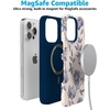 image:imageCasely iPhone 15 Pro Max Case  Ink amp Iris  Vintage Floral  Bold Protective Design  Compatible with MagSafe