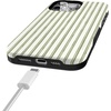 image:imageCasely iPhone 15 Pro Max Case  Linen Stripe  The Boyfriend Collection  Bold Protective Design  Compatible with MagSafe