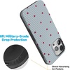 image:imageCasely iPhone 15 Pro Max Case  Love Lines  Blue Stripes  Bold Protective Design  MagSafe Compatible Design