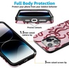image:imageCasely iPhone 15 Pro Max Case  Love Me Knot  Mauve Bow  Bold Protective Design  MagSafe Compatible Design