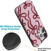 image:imageCasely iPhone 15 Pro Max Case  Love Me Knot  Mauve Bow  Bold Protective Design  MagSafe Compatible Design