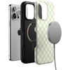 image:imageCasely iPhone 15 Pro Max Case  Mint Lattice  Sunday Best  Bold Protective Design  Compatible with MagSafe