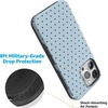 image:imageCasely iPhone 15 Pro Max Case  On the Dot  Blue amp Brown Polka Dot  Bold Protective Design  Compatible with MagSafe