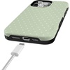 image:imageCasely iPhone 15 Pro Max Case  On the Dot  Green Polka Dot  Bold Protective Design  Compatible with MagSafe