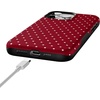 image:imageCasely iPhone 15 Pro Max Case  On the Dot  Maroon Polka Dot  Bold Protective Design  MagSafe Compatible Design