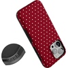 image:imageCasely iPhone 15 Pro Max Case  On the Dot  Maroon Polka Dot  Bold Protective Design  MagSafe Compatible Design