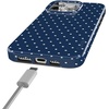 image:imageCasely iPhone 15 Pro Max Case  On the Dot  Navy Polka Dot  Compatible with MagSafe  Classic Ultra Slim Design