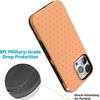 image:imageCasely iPhone 15 Pro Max Case  On the Dot  Orange Polka Dot  Bold Protective Design  Compatible with MagSafe