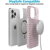 image:imageCasely iPhone 15 Pro Max Case  On the Dot  Pink amp Brown Polka Dot  Compatible with MagSafe  Classic Ultra Slim Design