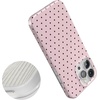 image:imageCasely iPhone 15 Pro Max Case  On the Dot  Pink amp Brown Polka Dot  Compatible with MagSafe  Classic Ultra Slim Design