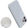 image:imageCasely iPhone 15 Pro Max Case  Pastel Picnic  Blue Gingham  Compatible with MagSafe  Classic Ultra Thin Design