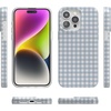 image:imageCasely iPhone 15 Pro Max Case  Pastel Picnic  Blue Gingham  Compatible with MagSafe  Classic Ultra Thin Design