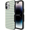 image:imageCasely iPhone 15 Pro Max Case  Pastel Picnic  Blue amp Green Gingham  Bold Protective Design  Compatible with MagSafe