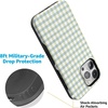 image:imageCasely iPhone 15 Pro Max Case  Pastel Picnic  Blue amp Green Gingham  Bold Protective Design  Compatible with MagSafe