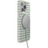image:imageCasely iPhone 15 Pro Max Case  Pastel Picnic  Blue amp Green Gingham  Compatible with MagSafe  Classic Ultra Thin Design