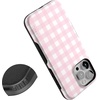image:imageCasely iPhone 15 Pro Max Case  Pink Plaid  Sunday Best  Bold Protective Design  Compatible with MagSafe