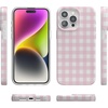 image:imageCasely iPhone 15 Pro Max Case  Pink Plaid  Sunday Best  Compatible with MagSafe  Classic Ultra Slim Design