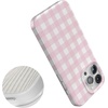 image:imageCasely iPhone 15 Pro Max Case  Pink Plaid  Sunday Best  Compatible with MagSafe  Classic Ultra Slim Design