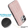 image:imageCasely iPhone 15 Pro Max Case  Pretty in Pastel  Blush Stripes  Bold Protective Design  MagSafe Compatible Design