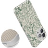 image:imageCasely iPhone 15 Pro Max Case  Sage Garden  Green Floral  Compatible with MagSafe  Classic Ultra Slim Design
