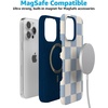 image:imageCasely iPhone 15 Pro Max Case  Scribble Me that  Crayola Rainbow Pencil  Bold Protective Design  Compatible with MagSafeFit Check  Light Blue Checkerboard