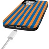image:imageCasely iPhone 15 Pro Max Case  Scribble Me that  Crayola Rainbow Pencil  Bold Protective Design  Compatible with MagSafeGo New York  Blue  Orange Stripes
