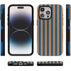 image:imageCasely iPhone 15 Pro Max Case  Scribble Me that  Crayola Rainbow Pencil  Bold Protective Design  Compatible with MagSafeGo New York  Blue  Orange Stripes