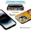 image:imageCasely iPhone 15 Pro Max Case  Scribble Me that  Crayola Rainbow Pencil  Bold Protective Design  Compatible with MagSafeShine On  Retro Sunset