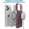 image:imageCasely iPhone 15 Pro Max Case  Spotted in SoHo  Burgundy Polka Dot  Compatible with MagSafe  Classic Ultra Slim Design