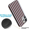 image:imageCasely iPhone 15 Pro Max Case  Sunday in Brooklyn  Chocolate Blue Stripes  Bold Protective Design  Compatible with MagSafe
