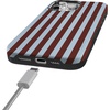 image:imageCasely iPhone 15 Pro Max Case  Sunday in Brooklyn  Chocolate Blue Stripes  Bold Protective Design  Compatible with MagSafe