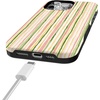 image:imageCasely iPhone 15 Pro Max Case  Sweet Stripes  Rainbow Pastel  Bold Protective Design  Compatible with MagSafe