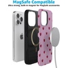 image:imageCasely iPhone 15 Pro Max Case  Very Cherry  Painted Cherries  Bold Protective Design  MagSafe Compatible Design