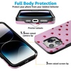 image:imageCasely iPhone 15 Pro Max Case  Very Cherry  Painted Cherries  Bold Protective Design  MagSafe Compatible Design