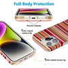 image:imageCasely iPhone 15 Pro Max Case  Wild at Heart  Tiger  Compatible with MagSafe  Classic Ultra Slim DesignCitrus Stripes  Poolside Print