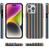 image:imageCasely iPhone 15 Pro Max Case  Wild at Heart  Tiger  Compatible with MagSafe  Classic Ultra Slim DesignGo New York  Blue  Orange Stripes
