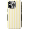 image:imageCasely iPhone 15 Pro Max Case  Butter Yellow Stripes  Sunday Best  Bold Protective Design  Compatible with MagSafe
