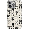 image:imageCasely iPhone 15 Pro Max Case  Goth Girlie  Black Bows  Bold Protective Design  Compatible with MagSafe