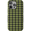 image:imageCasely iPhone 15 Pro Max Case  Harlequin Wicked Diamond  Black and Green  Bold Protective Design  MagSafe Compatible Design