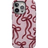 image:imageCasely iPhone 15 Pro Max Case  Love Me Knot  Mauve Bow  Bold Protective Design  MagSafe Compatible Design