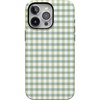 image:imageCasely iPhone 15 Pro Max Case  Pastel Picnic  Blue amp Green Gingham  Bold Protective Design  Compatible with MagSafe