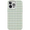 image:imageCasely iPhone 15 Pro Max Case  Pastel Picnic  Blue amp Green Gingham  Compatible with MagSafe  Classic Ultra Thin Design