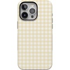 image:imageCasely iPhone 15 Pro Max Case  Pastel Picnic  Yellow Gingham  Bold Protective Design  Compatible with MagSafe