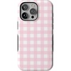 image:imageCasely iPhone 15 Pro Max Case  Pink Plaid  Sunday Best  Bold Protective Design  Compatible with MagSafe