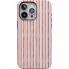 image:imageCasely iPhone 15 Pro Max Case  Pretty in Pastel  Blush Stripes  Bold Protective Design  MagSafe Compatible Design
