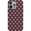image:imageCasely iPhone 15 Pro Max Case  Spotted in SoHo  Burgundy Polka Dot  Bold Protective Design  Compatible with MagSafe