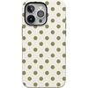 image:imageCasely iPhone 15 Pro Max Case  Spotted in SoHo  Green Polka Dot  Bold Protective Design  Compatible with MagSafe