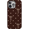 image:imageCasely iPhone 15 Pro Max Case  Teddy Bows  Brown Polka Dot  Bold Protective Design  MagSafe Compatible Design