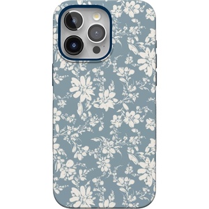 image:imageCasely iPhone 15 Pro Max Case  Afternoon Tea  Blue Floral  Bold Protective Design  Compatible with MagSafe